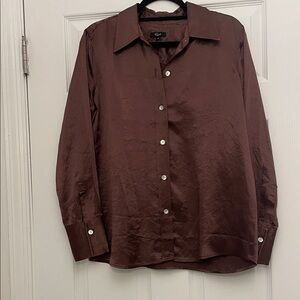 Rails Brown satin Shirt
